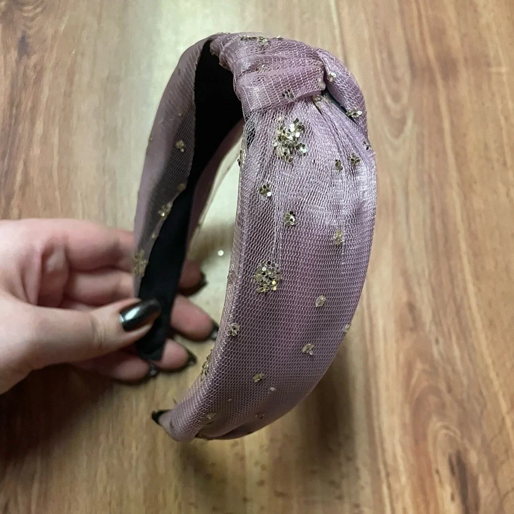 Glitter Tulle Knot headband